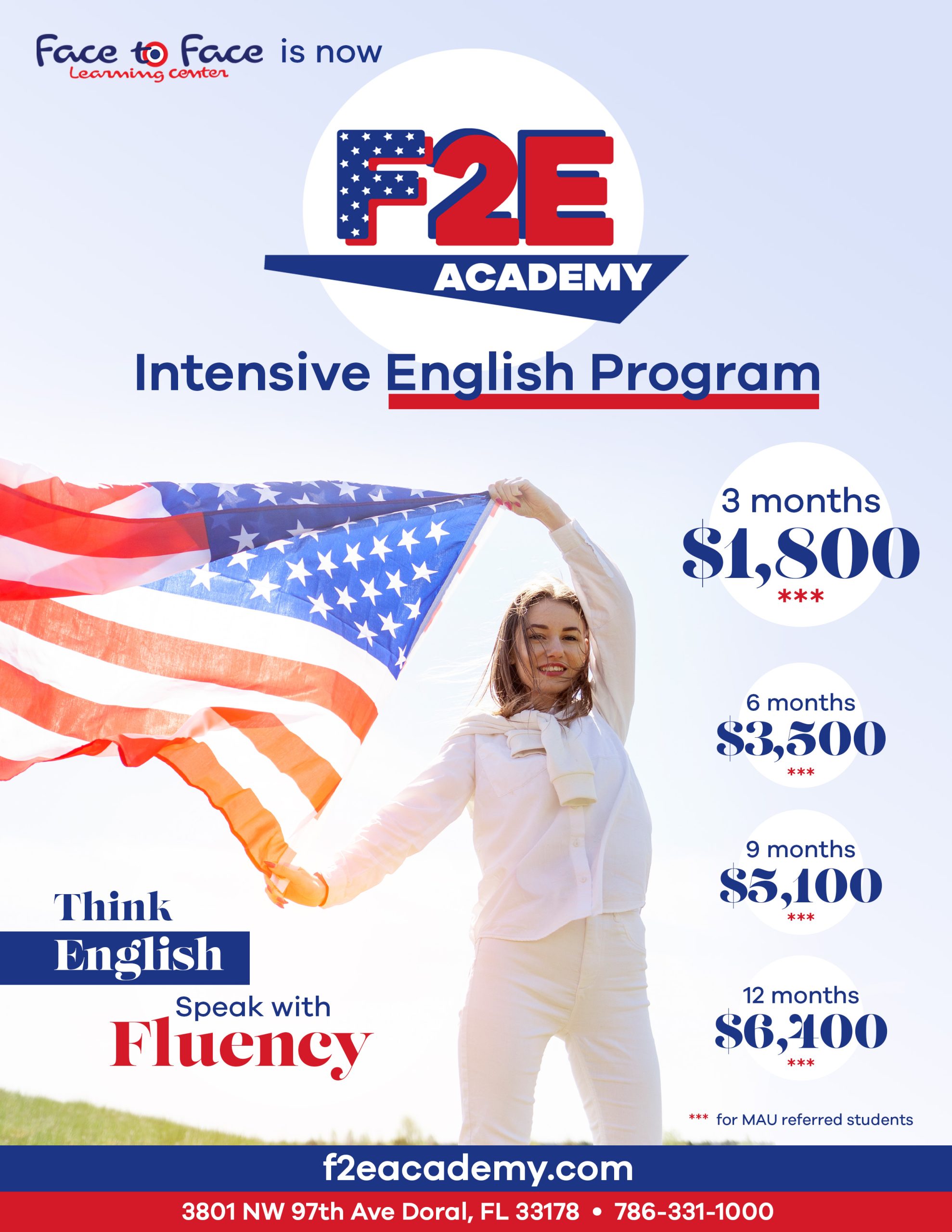 F2E ENGLISH ACADEMY - DORAL, FL